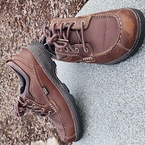 Irish Setter 3874 Waterproof Oxford Men's Brown Leather Shoes Size 8